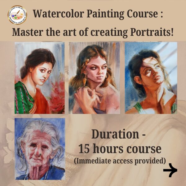 Watercolor Portrait Painting