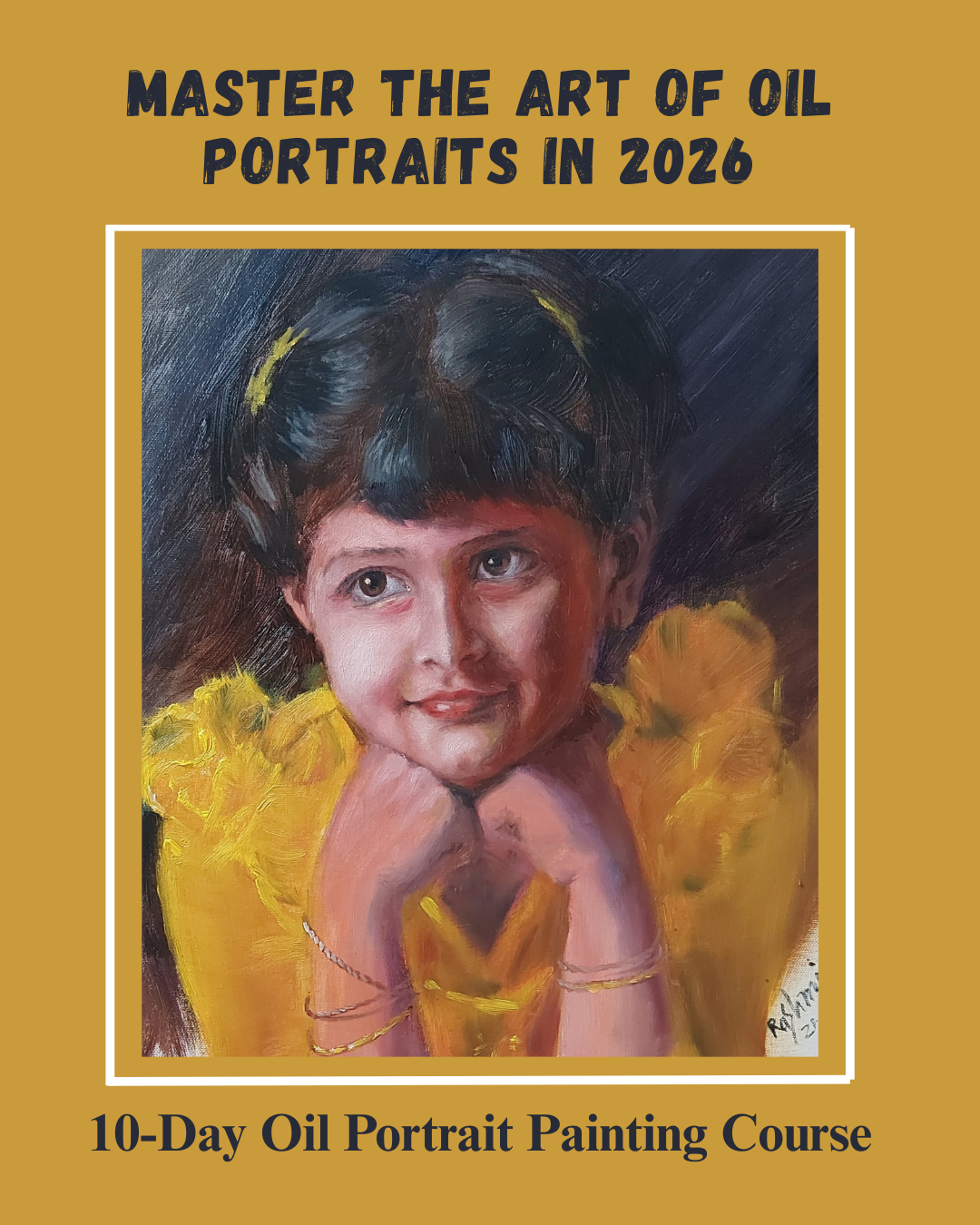 Oil Portrait Workshop Poster
